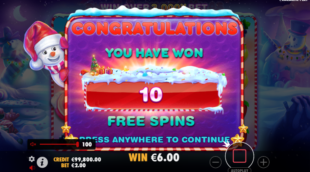 Bonanza Xmas free spins